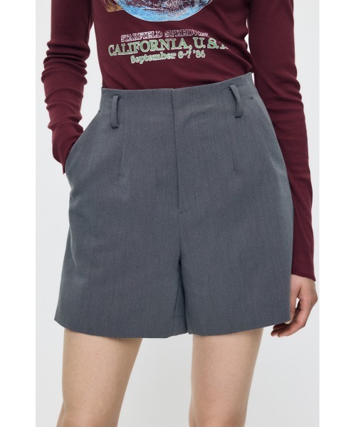 MOUSSY(マウジー)の「【26年AW新作】【セットアップ対応】HIGH WAIST ショーツ(その他パンツ・レディース・ブラウン/ダークネイビー/グレー・1/2)」の15枚目の写真