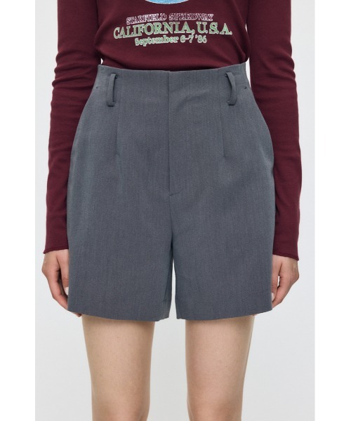MOUSSY(マウジー)の「【26年AW新作】【セットアップ対応】HIGH WAIST ショーツ(その他パンツ・レディース・ブラウン/ダークネイビー/グレー・1/2)」の16枚目の写真