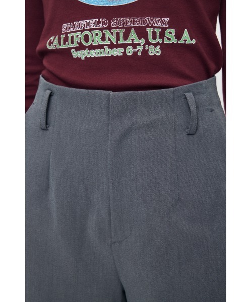 MOUSSY(マウジー)の「【26年AW新作】【セットアップ対応】HIGH WAIST ショーツ(その他パンツ・レディース・ブラウン/ダークネイビー/グレー・1/2)」の19枚目の写真