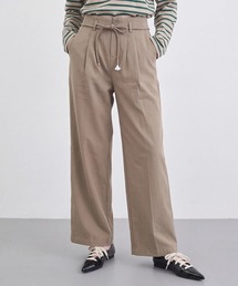 ALLURELLE（アリュレル）の「【ALLURELLE】ドローコードドレープワイドパンツ SNF（その他パンツ）」