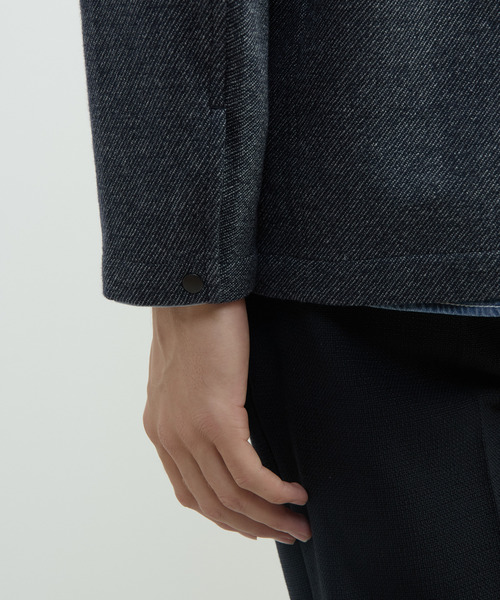 MEN'S MELROSE(メンズメルローズ)の「ムリネジャージーツイルスタンドカーディガン(カーディガン/ボレロ・メンズ・ベージュ/ネイビー/グレー・2/3/4/5)」の11枚目の写真