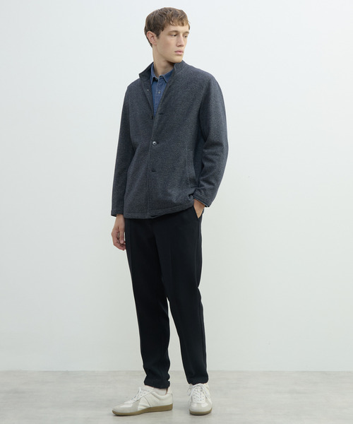 MEN'S MELROSE(メンズメルローズ)の「ムリネジャージーツイルスタンドカーディガン(カーディガン/ボレロ・メンズ・ベージュ/ネイビー/グレー・2/3/4/5)」の18枚目の写真