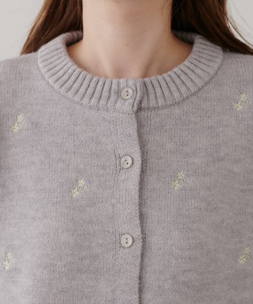 DISCOAT(ディスコート)の「花柄刺繍カーディガン(カーディガン/ボレロ・レディース・レモンイエロー/グレー/ブラウン・FREE)」の22枚目の写真