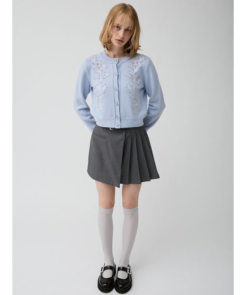 LILY BROWN(リリーブラウン)の「ベルト付きラッププリーツスカショーパン(その他パンツ・レディース・チェック/ネイビー/グレー/ベージュ・1/0)」の17枚目の写真