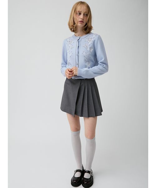 LILY BROWN(リリーブラウン)の「ベルト付きラッププリーツスカショーパン(その他パンツ・レディース・チェック/ネイビー/グレー/ベージュ・1/0)」の18枚目の写真