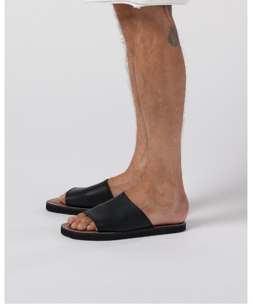 wjk(ダヴルジェイケイ)の「artisan leather sandal(サンダル・メンズ・ホワイト/ブラック・42/43/41)」の10枚目の写真