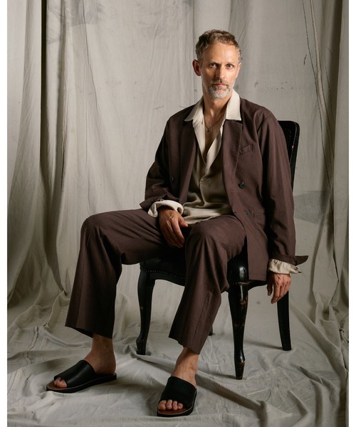 wjk(ダヴルジェイケイ)の「artisan leather sandal(サンダル・メンズ・ホワイト/ブラック・42/43/41)」の22枚目の写真