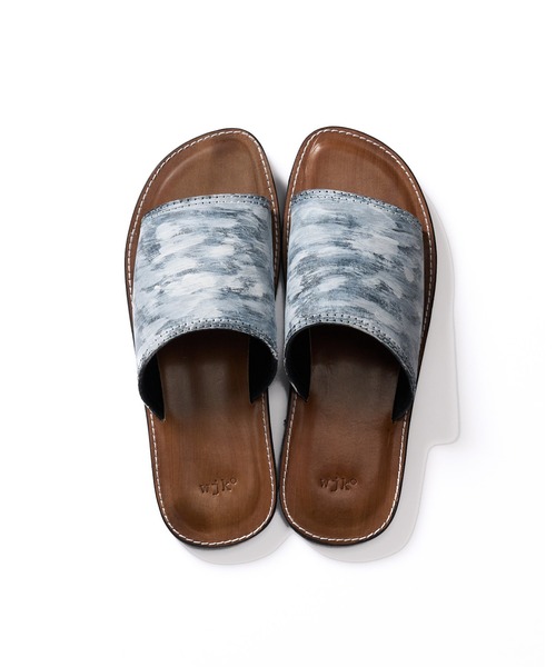 wjk(ダヴルジェイケイ)の「artisan leather sandal(サンダル・メンズ・ホワイト/ブラック・42/43/41)」の12枚目の写真