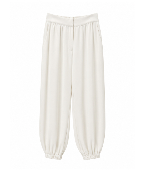 REORG（リオルグ）の「PAP SHIRRING HAREM PANTS IVORY（スウェットパンツ・レディース・その他・SMALL/X-SMALL）」の4枚目の写真