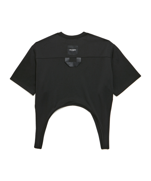 FANYOUNG（ファンヤング）の「デュアルカーブオーバーレイトップ ブラック（Tシャツ/カットソー・レディース・その他・FREE）」の7枚目の写真