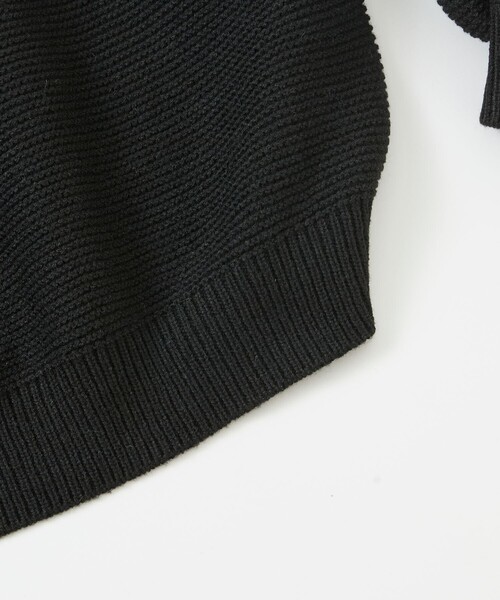 FREAK'S STORE(フリークスストア)の「限定展開 リラックスフィット ワンポイントロゴ ヘンリーネックニット(ニット/セーター・メンズ・ベージュ/ブラウン/チャコールグレー/ネイビー/ブラック・SMALL/MEDIUM/LARGE)」の12枚目の写真