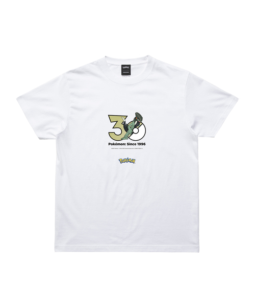 ZOZOSPOT(ゾゾスポット)の「Pokemon 30th Anniversary 1025 T-shirt 「モトトカゲ」(Tシャツ/カットソー・レディース・ホワイト・160cm/150cm/140cm/130cm/120cm/110cm/100cm/XXX-LARGE/XX-LARGE/X-LARGE/LARGE/MEDIUM/SMALL)」の1枚目の写真