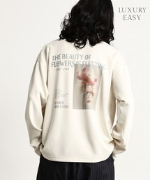 【LUXURY+EASY】PHOTO PRINT LONG SLEEVE T-SHIRT/ラグイージーフォトプリントロンT