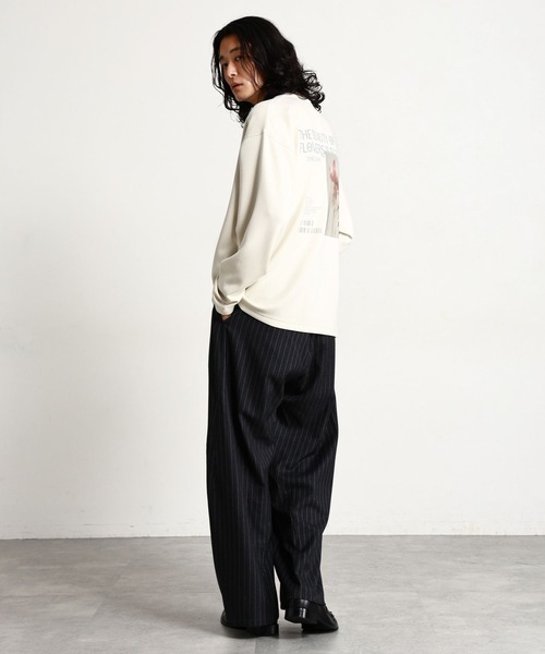 RAGEBLUE(レイジブルー)の「【LUXURY+EASY】PHOTO PRINT LONG SLEEVE T-SHIRT/ラグイージーフォトプリントロンT(Tシャツ/カットソー・メンズ・ホワイト/ブラック/ワインレッド・LARGE/MEDIUM)」の17枚目の写真