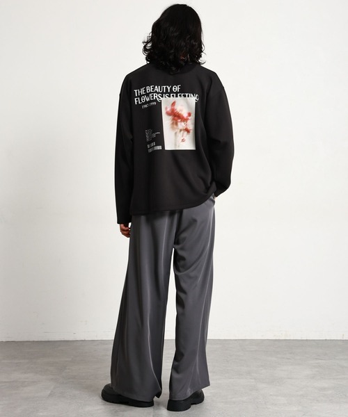 RAGEBLUE(レイジブルー)の「【LUXURY+EASY】PHOTO PRINT LONG SLEEVE T-SHIRT/ラグイージーフォトプリントロンT(Tシャツ/カットソー・メンズ・ホワイト/ブラック/ワインレッド・LARGE/MEDIUM)」の6枚目の写真