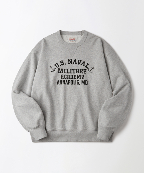 OUTSTANDING(アウトスタンディング)の「MIL SWEAT(U.S. NAVAL)_3%MELANGE GRAY(スウェット・メンズ・その他・MEDIUM/LARGE/X-LARGE)」の1枚目の写真