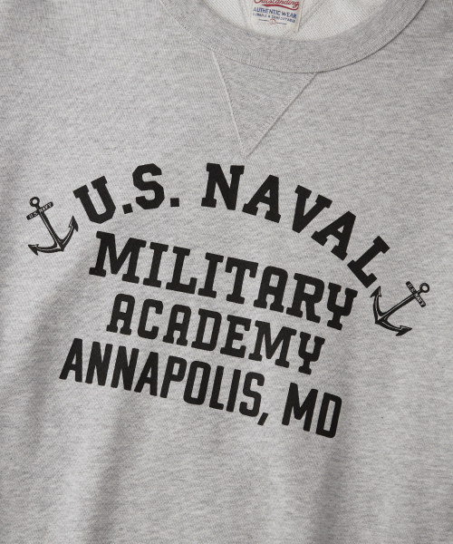 OUTSTANDING(アウトスタンディング)の「MIL SWEAT(U.S. NAVAL)_3%MELANGE GRAY(スウェット・メンズ・その他・MEDIUM/LARGE/X-LARGE)」の4枚目の写真