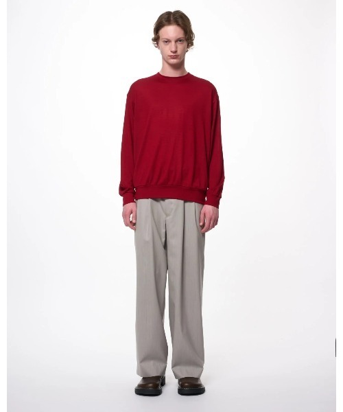 marka(マーカ)の「DOUBLE PLEATED MILITARY TROUSERS(スラックス・メンズ・ブラウン/グレー・2/1)」の7枚目の写真