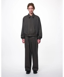 marka(マーカ)の「DOUBLE PLEATED MILITARY TROUSERS(スラックス)」