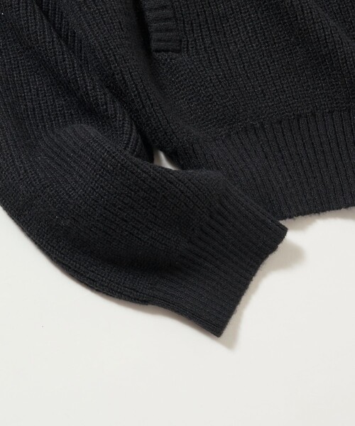 FREAK'S STORE(フリークスストア)の「限定展開 あぜ編み ジップ ニット パーカー / フーディー(パーカー・メンズ・チャコールグレー/サックスブルー/杢グレー/ブラウン/ブラック・LARGE/MEDIUM/SMALL)」の8枚目の写真