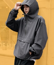 THOUSAND MILE | THOUSAND MILE/サウザンドマイル ANORAK PARKER アノラックパーカー 防シワ ストレッチ 保温性 ハーフジップ プルオーバー メンズ レディース 2026年 秋 秋服 冬 冬服(マウンテンパーカー)
