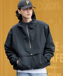 THOUSAND MILE/サウザンドマイル ANORAK PARKER アノラックパーカー 防シワ ストレッチ 保温性 ハーフジップ プルオーバー メンズ レディース 2026年 秋 秋服 冬 冬服