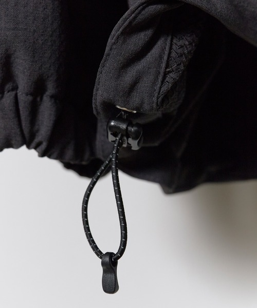 THOUSAND MILE（サウザンドマイル）の「THOUSAND MILE/サウザンドマイル ANORAK PARKER アノラックパーカー 防シワ ストレッチ 保温性 ハーフジップ プルオーバー メンズ レディース 2026年 秋 秋服 冬 冬服（マウンテンパーカー・メンズ・ブラック/ブラウン/チャコール・M/L/XL）」の6枚目の写真