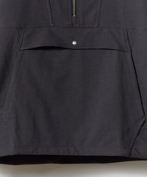 THOUSAND MILE（サウザンドマイル）の「THOUSAND MILE/サウザンドマイル ANORAK PARKER アノラックパーカー 防シワ ストレッチ 保温性 ハーフジップ プルオーバー メンズ レディース 2026年 秋 秋服 冬 冬服（マウンテンパーカー・メンズ・ブラック/ブラウン/チャコール・M/L/XL）」の8枚目の写真