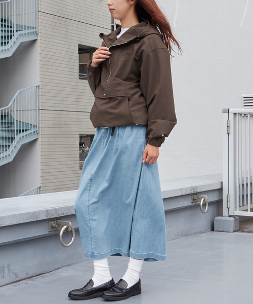 THOUSAND MILE（サウザンドマイル）の「THOUSAND MILE/サウザンドマイル ANORAK PARKER アノラックパーカー 防シワ ストレッチ 保温性 ハーフジップ プルオーバー メンズ レディース 2026年 秋 秋服 冬 冬服（マウンテンパーカー・メンズ・ブラック/ブラウン/チャコール・M/L/XL）」の13枚目の写真