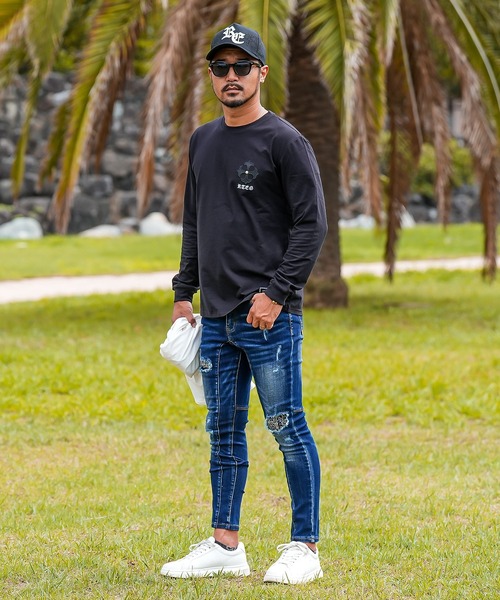 adamsJUGGLER（アダムスジャグラー）の「RTEG T.Cメタルロンティー（Tシャツ/カットソー・レディース・ホワイト/ブラック・XXL/S/M/L/XL）」の4枚目の写真