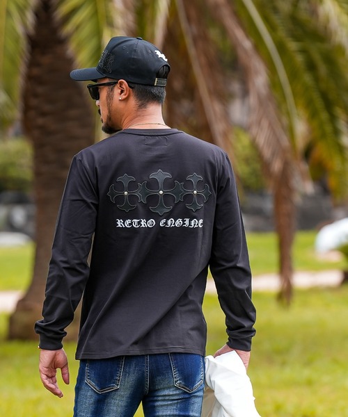adamsJUGGLER（アダムスジャグラー）の「RTEG T.Cメタルロンティー（Tシャツ/カットソー・レディース・ホワイト/ブラック・XXL/S/M/L/XL）」の19枚目の写真