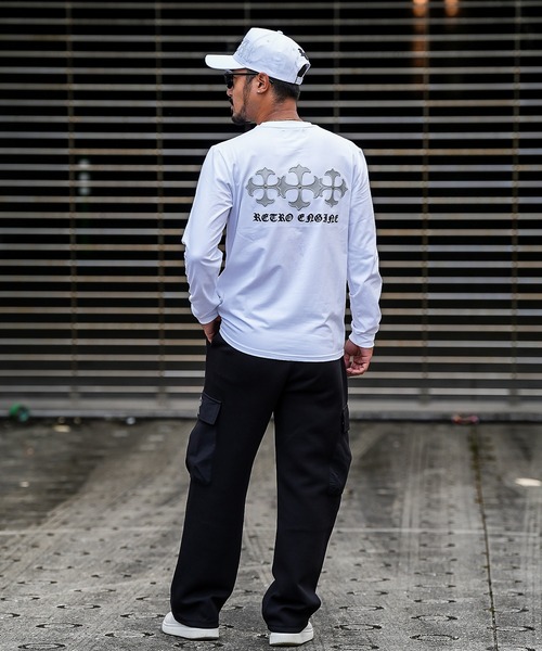 adamsJUGGLER（アダムスジャグラー）の「RTEG T.Cメタルロンティー（Tシャツ/カットソー・レディース・ホワイト/ブラック・XXL/S/M/L/XL）」の9枚目の写真