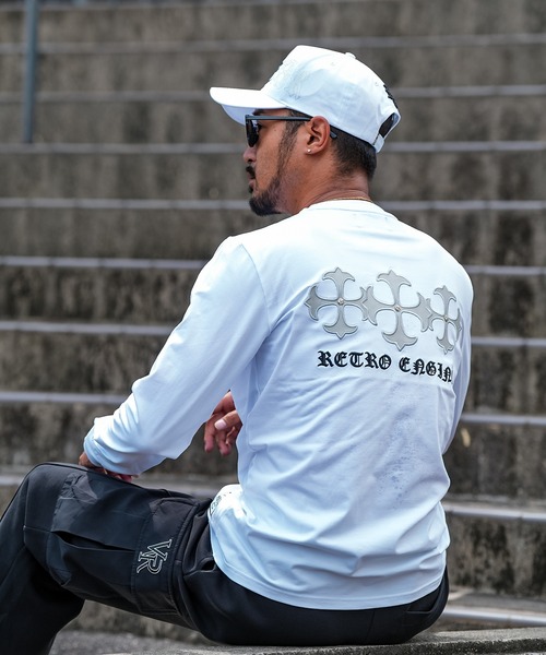 adamsJUGGLER（アダムスジャグラー）の「RTEG T.Cメタルロンティー（Tシャツ/カットソー・レディース・ホワイト/ブラック・XXL/S/M/L/XL）」の14枚目の写真