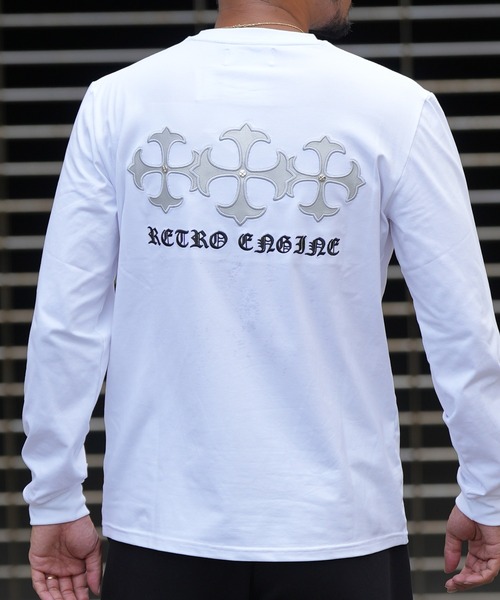 adamsJUGGLER（アダムスジャグラー）の「RTEG T.Cメタルロンティー（Tシャツ/カットソー・レディース・ホワイト/ブラック・XXL/S/M/L/XL）」の16枚目の写真