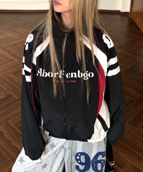 SHEENA(シーナ)の「配色ナイロンブルゾン(ブルゾン・レディース・ブラック・M)」の9枚目の写真