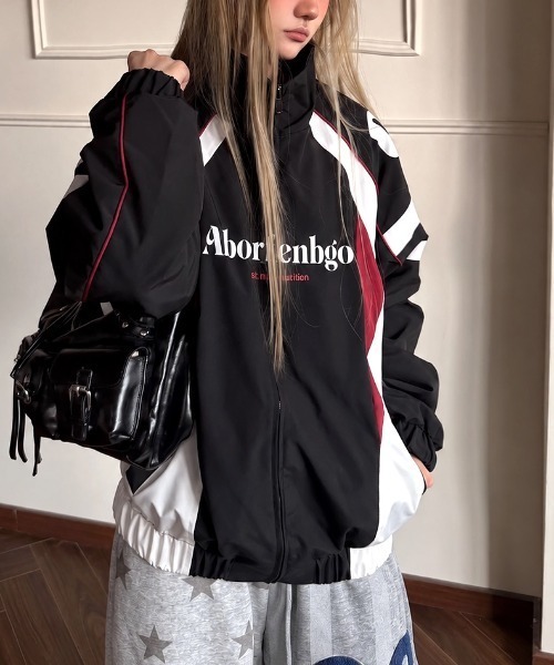 SHEENA(シーナ)の「配色ナイロンブルゾン(ブルゾン・レディース・ブラック・M)」の10枚目の写真