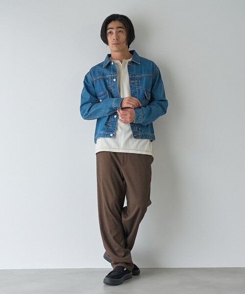 coen(コーエン)の「【ストレッチ】サマレルウールライクパンツ(その他パンツ・メンズ・ダークブラウン/ダークグレー・M/S/XL/L)」の5枚目の写真