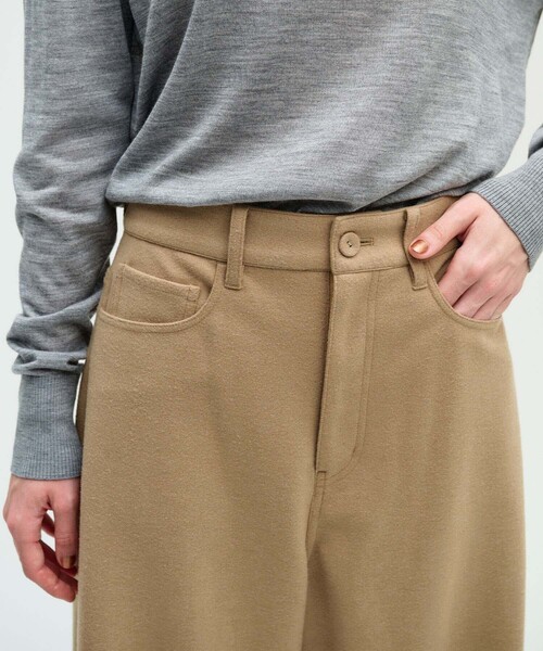 N.O.R.C(ノーク)の「【スムースミルドウール】5ポケットパンツ(その他パンツ・レディース・キャメル/ブラック・S/M/L)」の13枚目の写真