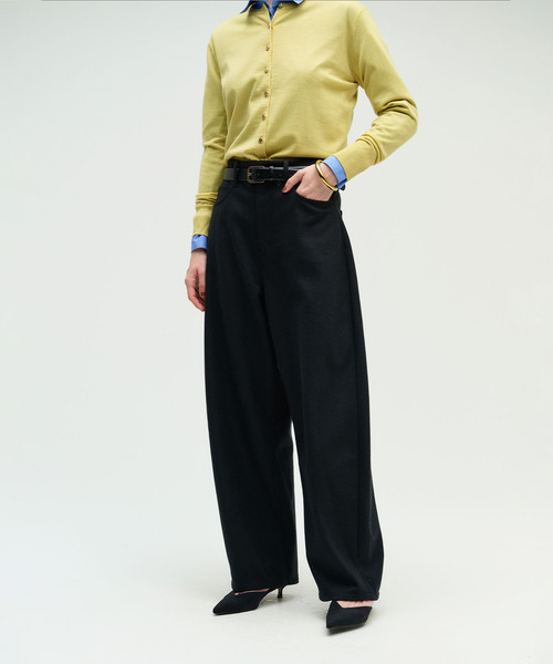 N.O.R.C(ノーク)の「【スムースミルドウール】5ポケットパンツ(その他パンツ・レディース・キャメル/ブラック・S/M/L)」の15枚目の写真
