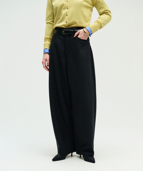 N.O.R.C(ノーク)の「【スムースミルドウール】5ポケットパンツ(その他パンツ・レディース・キャメル/ブラック・S/M/L)」の16枚目の写真