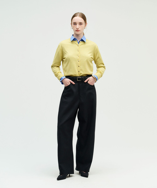 N.O.R.C(ノーク)の「【スムースミルドウール】5ポケットパンツ(その他パンツ・レディース・キャメル/ブラック・S/M/L)」の18枚目の写真