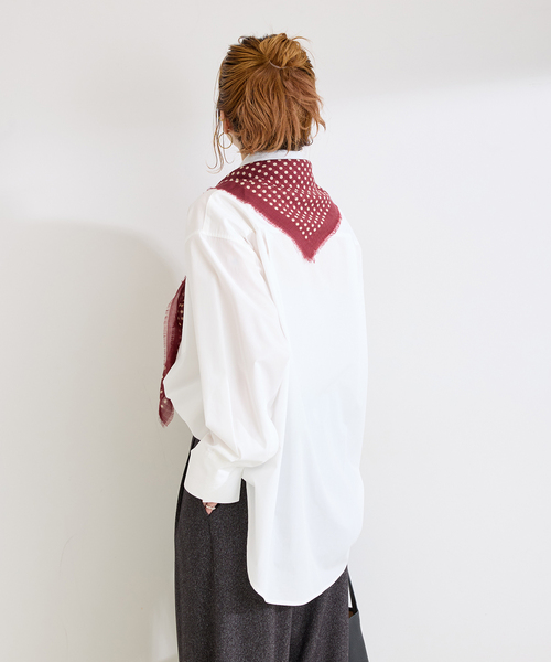 B.C STOCK(ベーセーストック)の「《追加》ウォッシャブル / オーバーシャツ(シャツ/ブラウス・レディース・ライトブルー/ホワイト/ベージュ系その他/グリーン/ピンク・FREE)」の10枚目の写真
