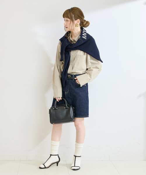 B.C STOCK(ベーセーストック)の「《追加》ウォッシャブル / オーバーシャツ(シャツ/ブラウス・レディース・ライトブルー/ホワイト/ベージュ系その他/グリーン/ピンク・FREE)」の8枚目の写真
