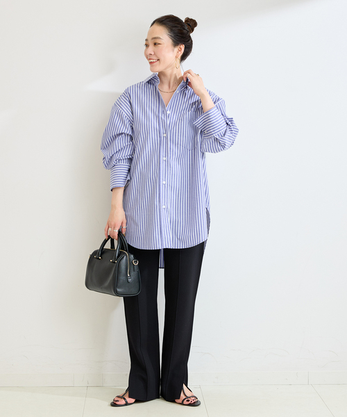 B.C STOCK(ベーセーストック)の「《追加》ウォッシャブル / オーバーシャツ(シャツ/ブラウス・レディース・ライトブルー/ホワイト/ベージュ系その他/グリーン/ピンク・FREE)」の22枚目の写真