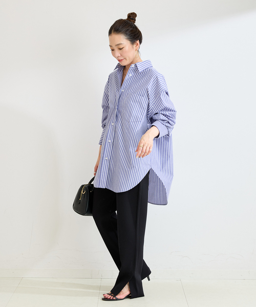 B.C STOCK(ベーセーストック)の「《追加》ウォッシャブル / オーバーシャツ(シャツ/ブラウス・レディース・ライトブルー/ホワイト/ベージュ系その他/グリーン/ピンク・FREE)」の21枚目の写真