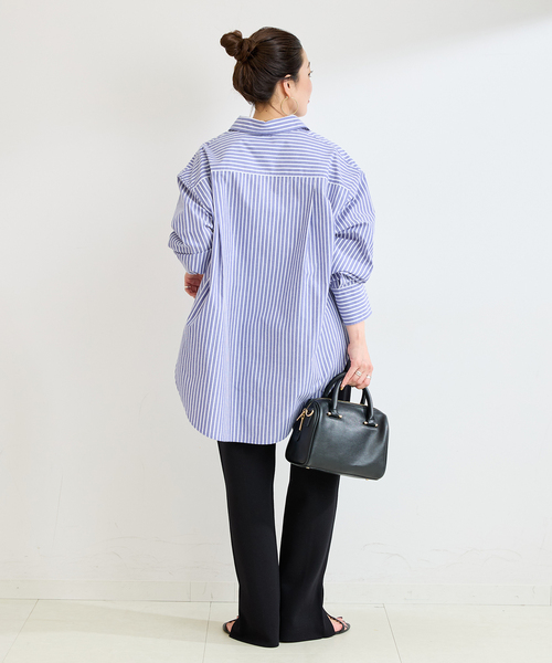 B.C STOCK(ベーセーストック)の「《追加》ウォッシャブル / オーバーシャツ(シャツ/ブラウス・レディース・ライトブルー/ホワイト/ベージュ系その他/グリーン/ピンク・FREE)」の19枚目の写真