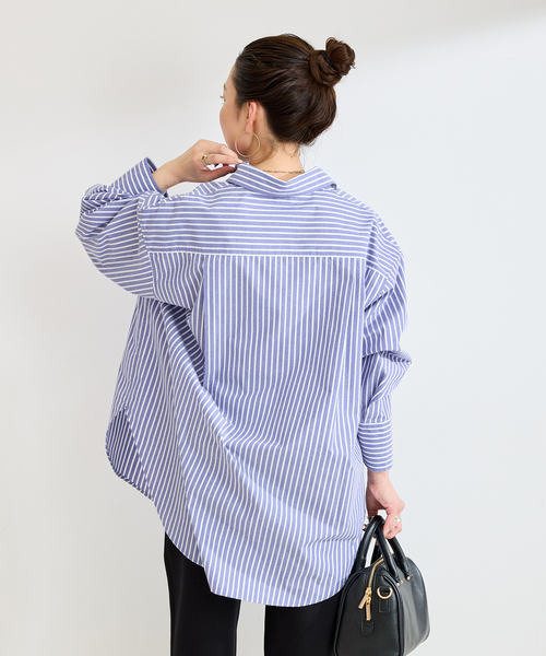 B.C STOCK(ベーセーストック)の「《追加》ウォッシャブル / オーバーシャツ(シャツ/ブラウス・レディース・ライトブルー/ホワイト/ベージュ系その他/グリーン/ピンク・FREE)」の16枚目の写真