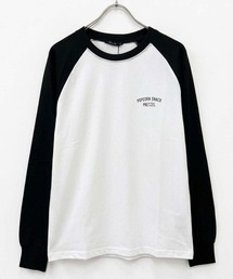 SHISKY（シスキー）の「カレッジ風プリント リラックスロンT（Tシャツ/カットソー）」