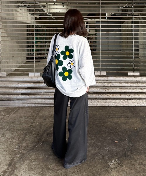 AS KNOW AS plus（アズノゥアズプラス）の「☆ウエスト紐2WAY デザインワイドパンツ(コール・スウェット)（その他パンツ・レディース・グレー系その他/グレー系/アイボリー系/ブラック系その他・FREE）」の9枚目の写真
