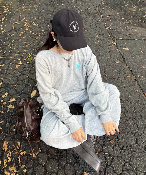 AS KNOW AS plus（アズノゥアズプラス）の「☆ウエスト紐2WAY デザインワイドパンツ(コール・スウェット)（その他パンツ・レディース・グレー系その他/グレー系/アイボリー系/ブラック系その他・FREE）」の13枚目の写真
